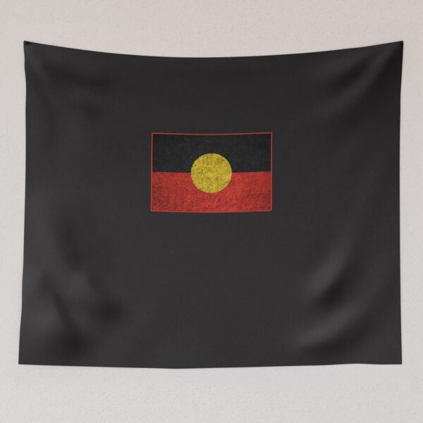 Item preview, Distressed Aboriginal Flag Classic designed and sold by TracyKuhns.