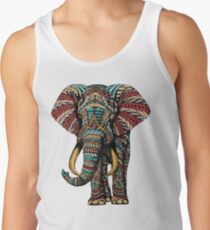 Ornate Elephant (Color Version) Men's Tank Top