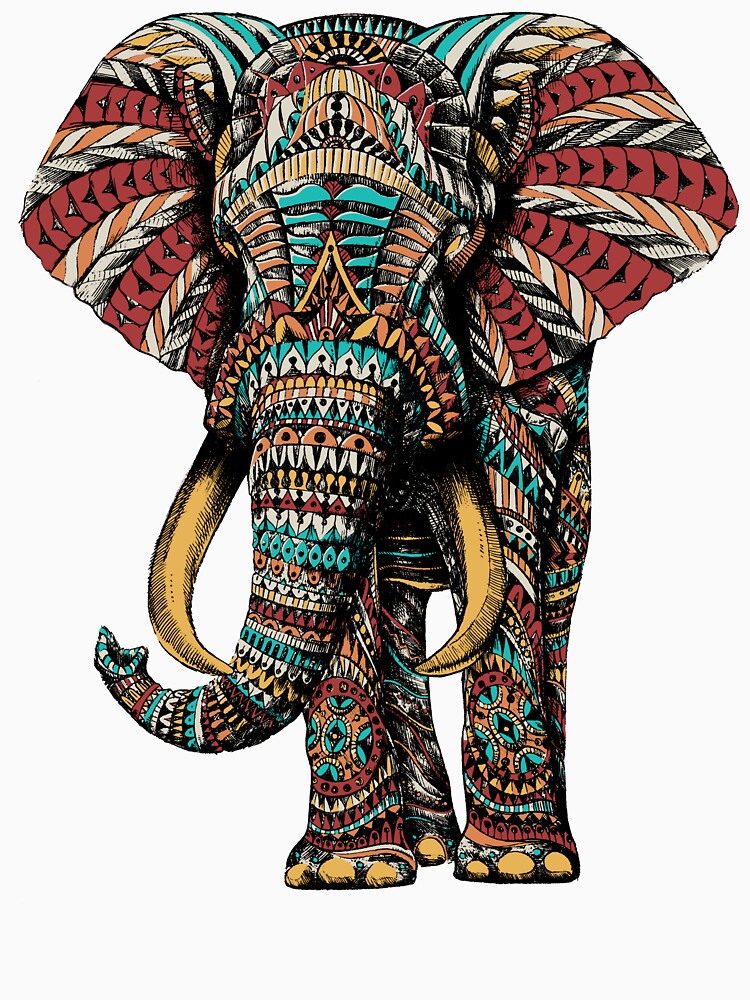Ornate Elephant (Color Version) by BioWorkZ