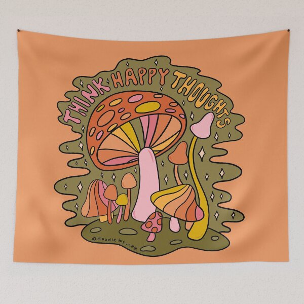 Item preview, Think Happy Thoughts designed and sold by doodlebymeg.