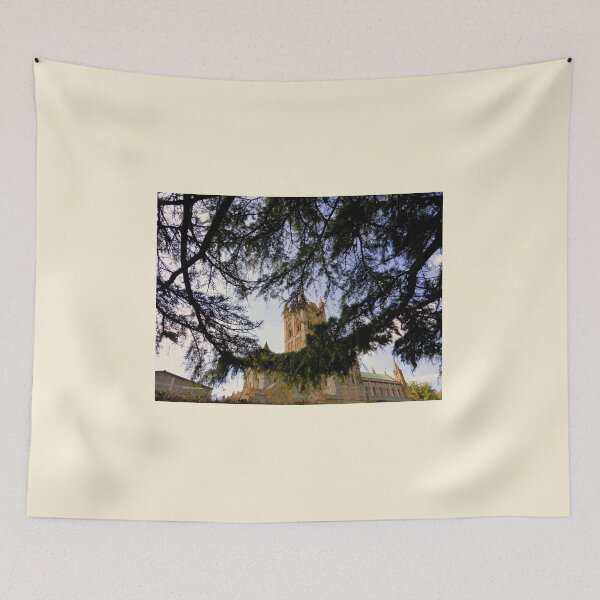 Item preview, Buckfast Abbey,  behind trees designed and sold by Vaengi.