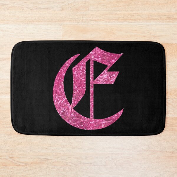 Item preview, The Letter E - Capital Pink Glitter Gothic designed and sold by TheLykosApparel.