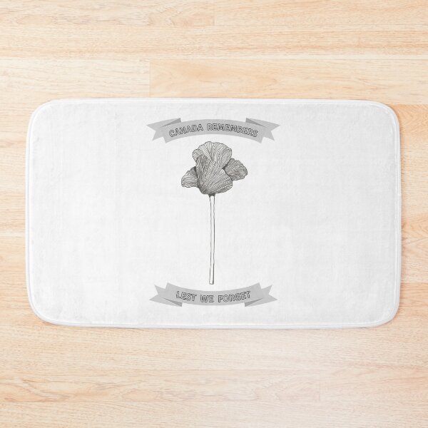 Item preview, Canada Remembers Lest We Forget Hand Drawn Poppy Line Drawing Canadian Remembrance Day  designed and sold by H3designs.