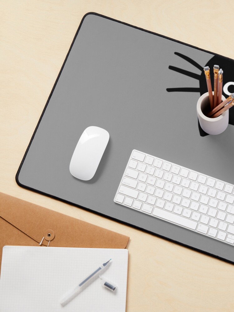 Alternate view of Funny Black Cat Mouse Pad