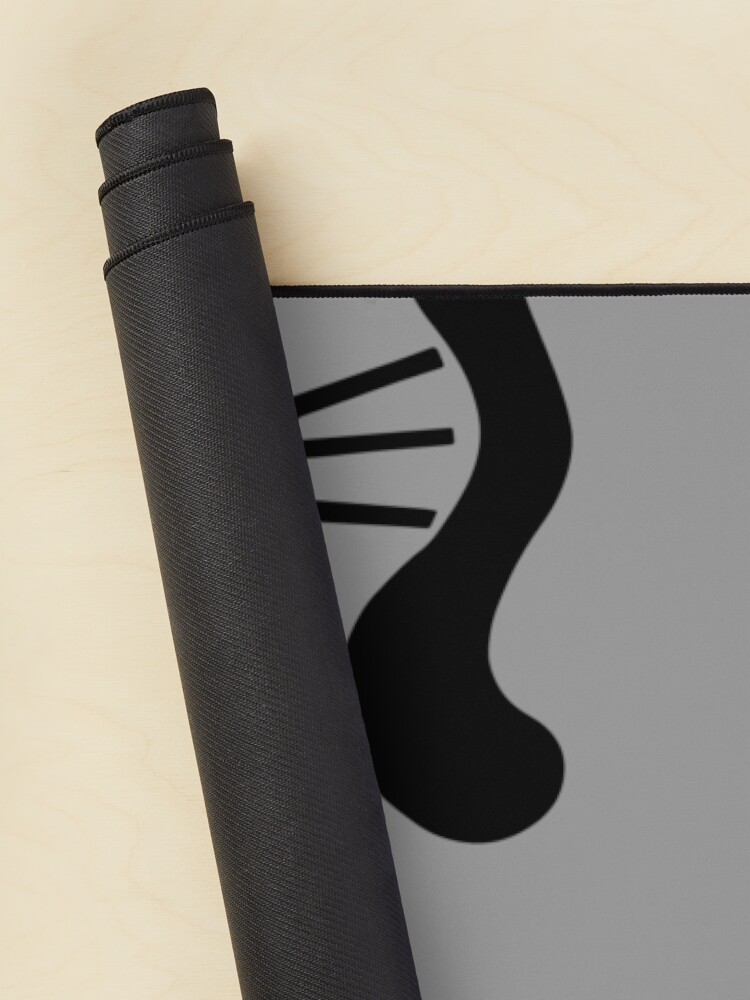 Alternate view of Funny Black Cat Mouse Pad