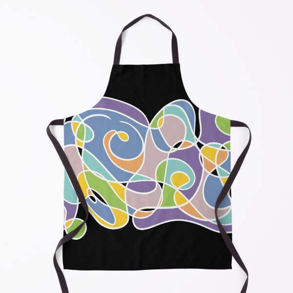 Item preview, White String of Colorful Fate on black designed and sold by EmilyAdeleArt.