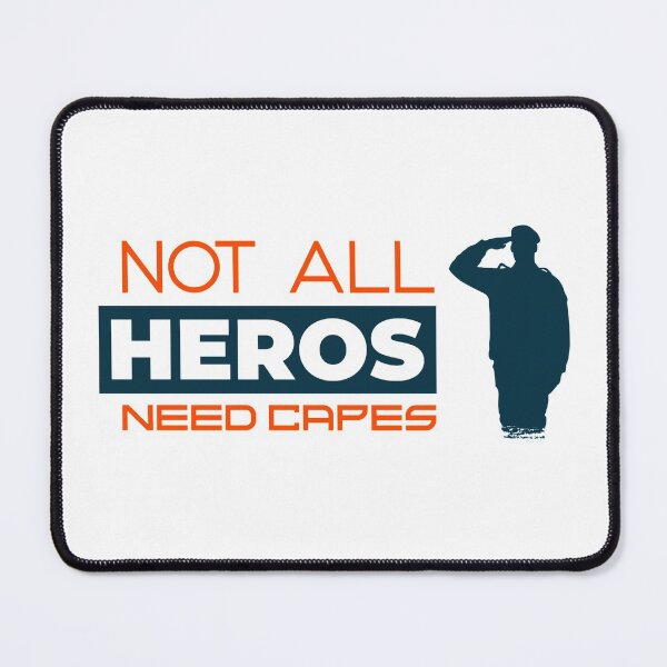Item preview, Not All Heros Need Capes - Veteran 1 designed and sold by GlitterState.