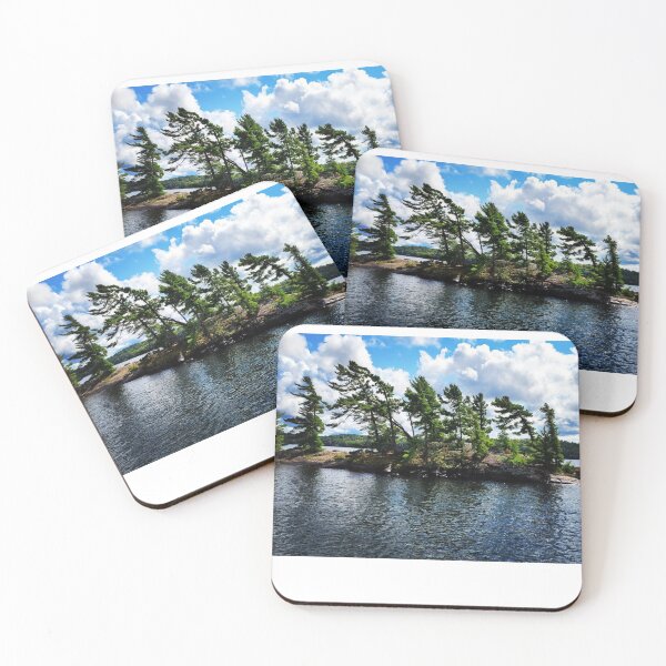 Item preview, Lake Island with pine trees designed and sold by PTree1.