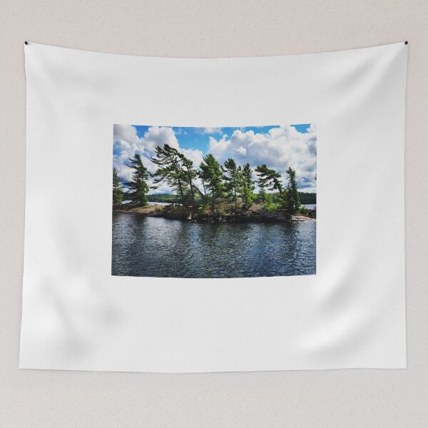Item preview, Lake Island with pine trees designed and sold by PTree1.