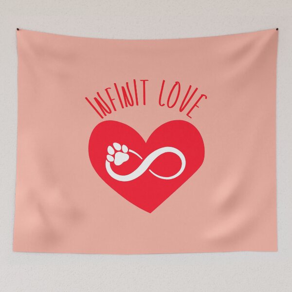 Item preview, Infinite love for dog lovers designed and sold by Marcia Motivos.