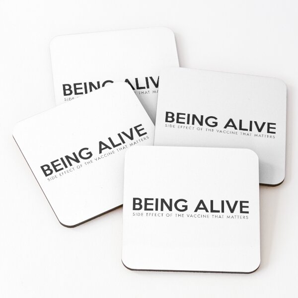 Item preview, Being Alive Side Effect Of Vaccination Black designed and sold by felixbunny.