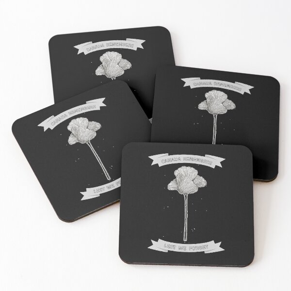 Item preview, Canada Remembers Lest We Forget Hand Drawn Poppy Line Drawing Canadian Remembrance Day  designed and sold by H3designs.