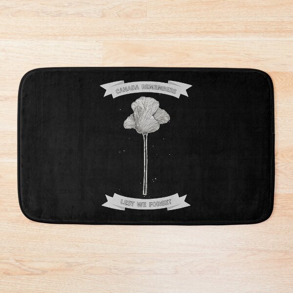 Item preview, Canada Remembers Lest We Forget Hand Drawn Poppy Line Drawing Canadian Remembrance Day  designed and sold by H3designs.
