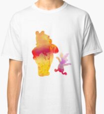 Bear and Pig Inspired Silhouette Classic T-Shirt