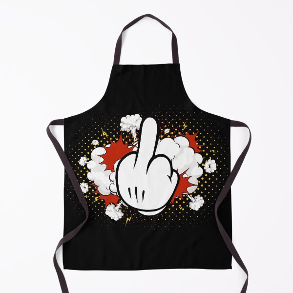 Item preview, Flipping the bird, middle finger, comic style designed and sold by monsterplanet.
