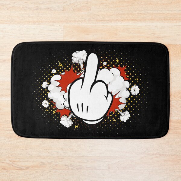 Item preview, Flipping the bird, middle finger, comic style designed and sold by monsterplanet.