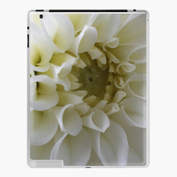 White Dahlia iPad Klebefolie
