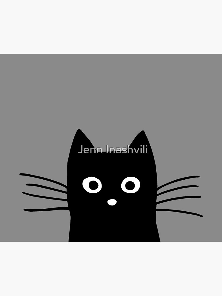 Black Cat Bath Mat for Sale by Jenn Inashvili