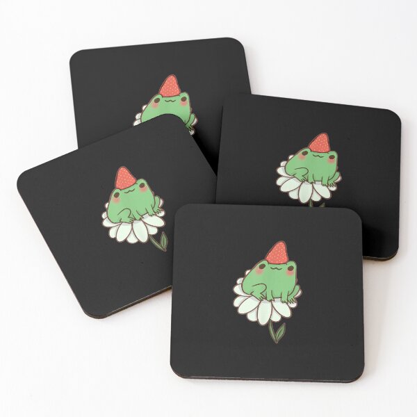 Item preview, Frog With Strawberry Hat designed and sold by maudean.