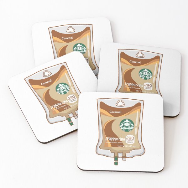 Item preview, Caramel Iced Coffee Drink IV Bag for medical and nursing students, nurses, doctors, and health workers who are coffee lovers designed and sold by spacedowl.