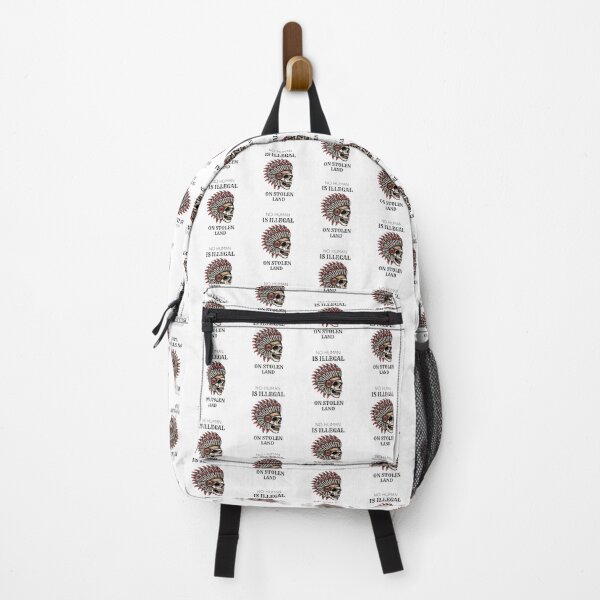 Item preview, No Human Is Illegal On Stolen Land designed and sold by ShopAlso.