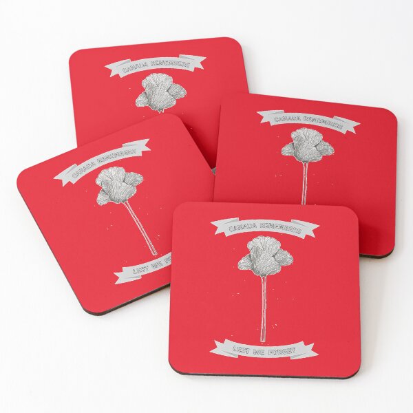 Item preview, Canada Remembers Lest We Forget Hand Drawn Poppy Line Drawing Canadian Remembrance Day  designed and sold by H3designs.