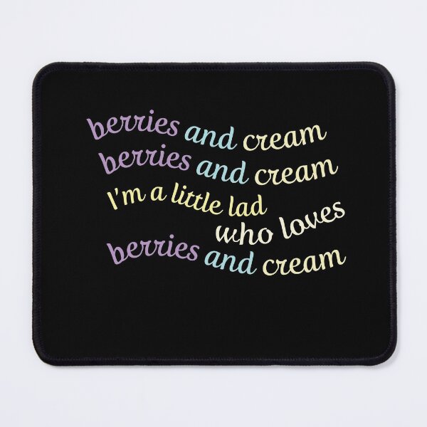 Item preview, Berries and Cream meme designed and sold by RoguePixel.