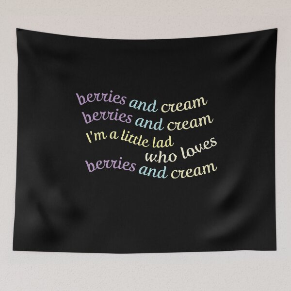 Item preview, Berries and Cream meme designed and sold by RoguePixel.