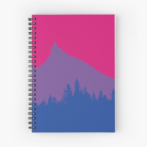 Item preview, Mount Thielson Oregon Bi Pride Flag designed and sold by krewsonk.