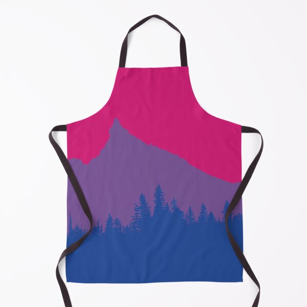 Item preview, Mount Thielson Oregon Bi Pride Flag designed and sold by krewsonk.