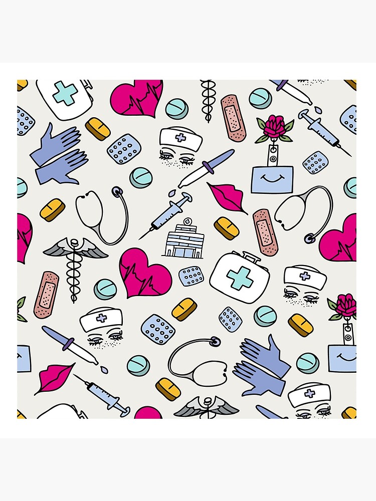 Love A Nurse Fabric, Wallpaper and Home Decor