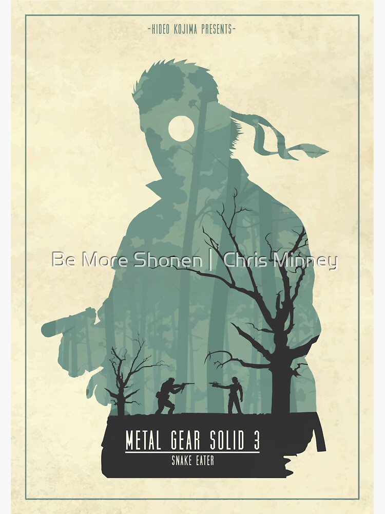 Solid Snake from Metal Gear Solid: Twin Snakes 3 Glossy Vinyl