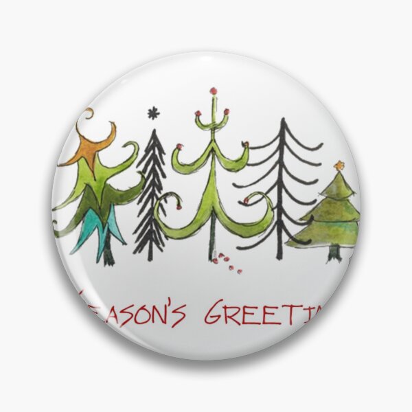 Item preview, Whimsical Watercolor Christmas Trees designed and sold by Fiona MacKay.
