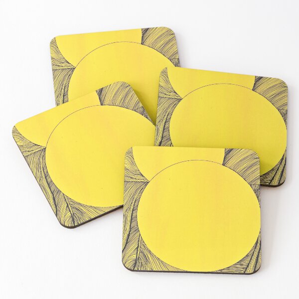 Item preview, Two Yellow Circles and Black Lines designed and sold by MLCarnes.