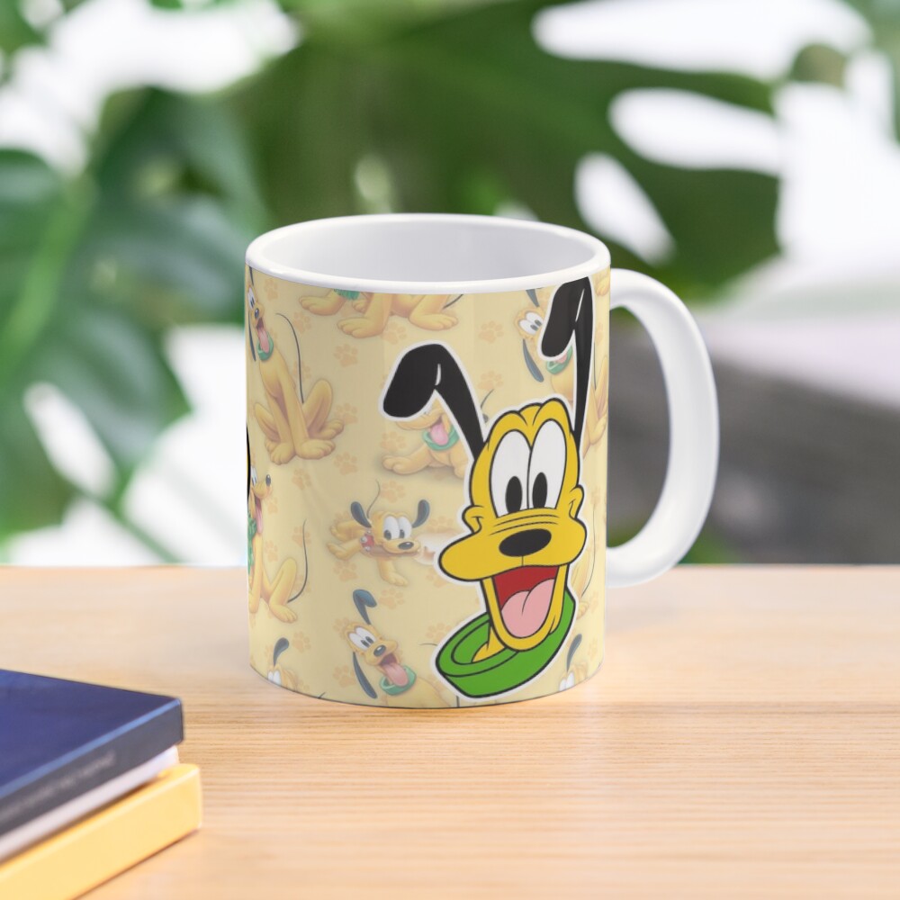 Disney Coffee Cup Mug - Mickey Mouse & Pluto - Coffee & Friends