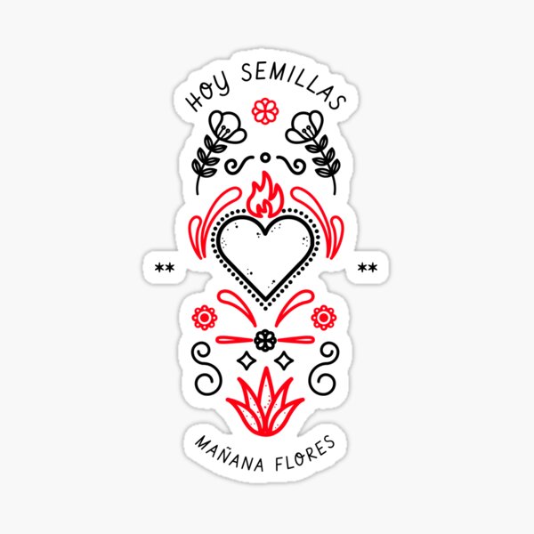 Item preview, Hoy Semillas, Mañana Flores. Spanish, Español Design.  designed and sold by CosmicLunaa.