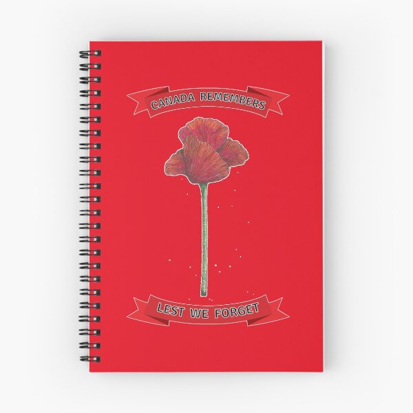 Item preview, Canada Remembers Lest We Forget Hand Drawn Poppy Line Drawing Canadian Remembrance Day  designed and sold by H3designs.