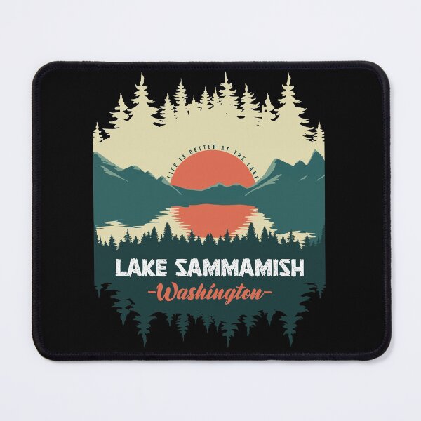 Item preview, Retro Lake Sammamish Washington designed and sold by Friday NightCo.