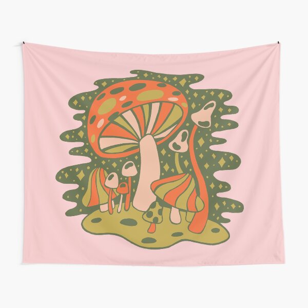 Forest of Mushrooms Tapestry
