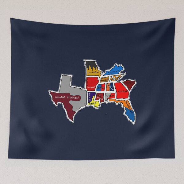 Item preview, SEC South Eastern Conference With Cities designed and sold by BaoPhong.