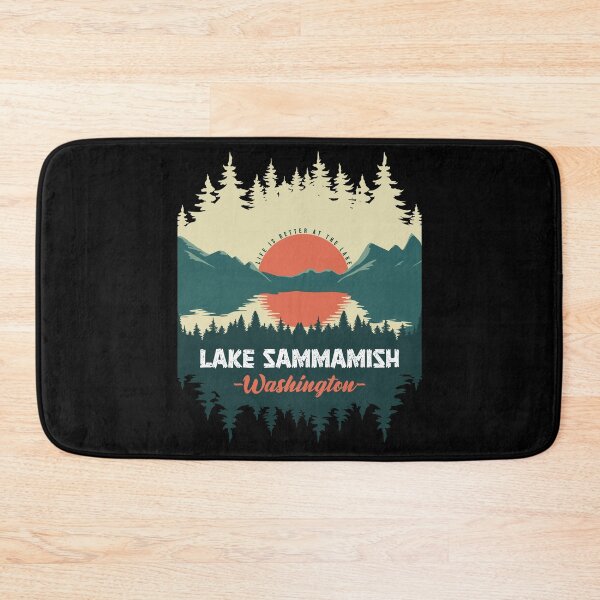 Item preview, Retro Lake Sammamish Washington designed and sold by Friday NightCo.