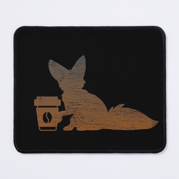 Item preview, Cute Fox Enjoying Coffee designed and sold by Interpret108.