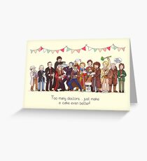 The Great Doctor Bake-Off Greeting Card