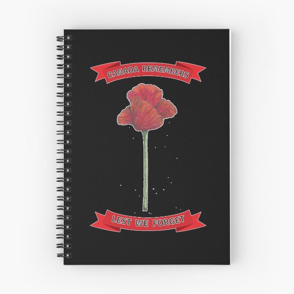Item preview, Canada Remembers Lest We Forget Hand Drawn Poppy Line Drawing Canadian Remembrance Day  designed and sold by H3designs.