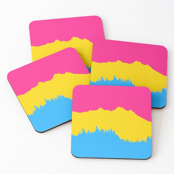 Item preview, Mount Jefferson Oregon Pan Pride Flag designed and sold by krewsonk.