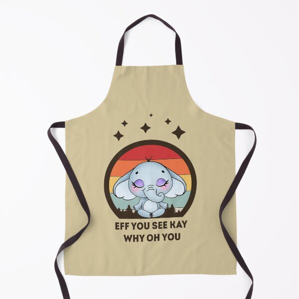Item preview, Eff You See Kay Why Oh You Funny Vintage Elephant Yoga Lover designed and sold by ShopAlso.