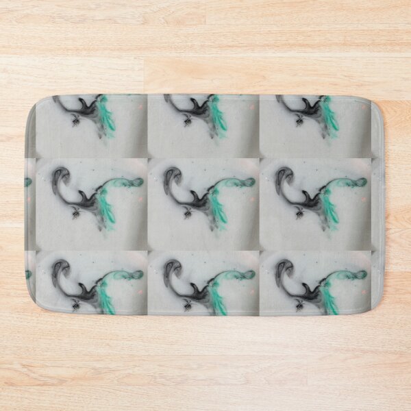Item preview, Black teal abstract designed and sold by zchriswit.