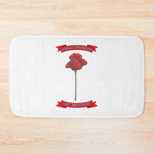 Item preview, Canada Remembers Lest We Forget Hand Drawn Poppy Line Drawing Canadian Remembrance Day  designed and sold by H3designs.