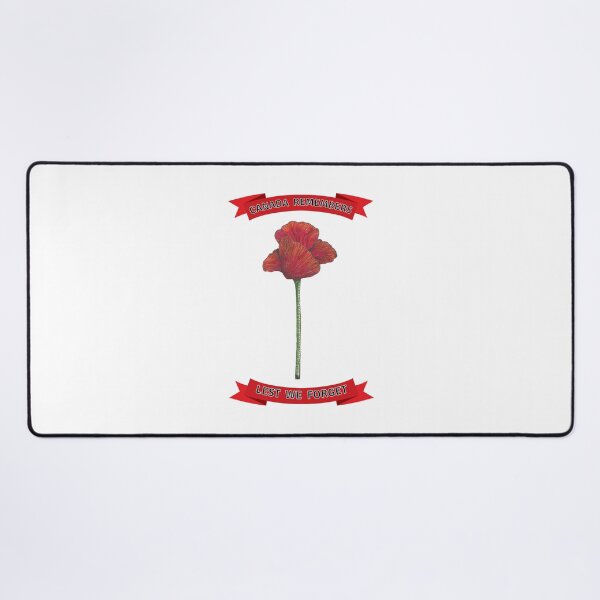 Item preview, Canada Remembers Lest We Forget Hand Drawn Poppy Line Drawing Canadian Remembrance Day  designed and sold by H3designs.