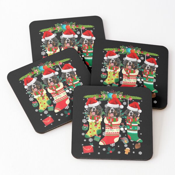 Item preview, Christmas Socks Dog Bernese Mountain designed and sold by maudean.